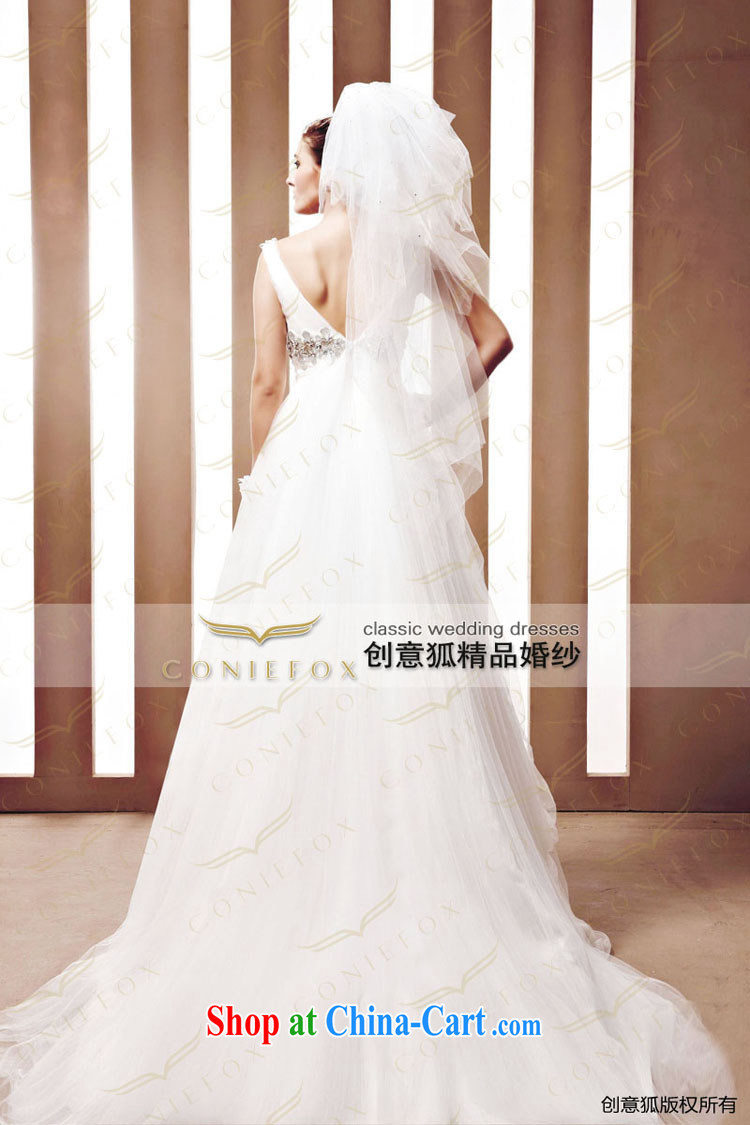 Creative Fox high-end wedding dresses custom 2015 new high-sense V bridal white wedding classic with Korean-style wedding 90,015 white tailored pictures, price, brand platters! Elections are good character, the national distribution, so why buy now enjoy more preferential! Health