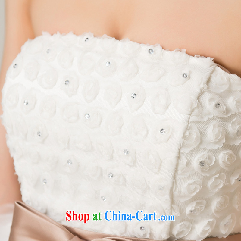 Paul and love Ms Audrey EU Yuet-mee, RobinIvy) wedding dresses 2015 new high-waist pregnant women wiped his chest, wedding H 12,144 white XL, Paul love, Ms Audrey EU, and shopping on the Internet