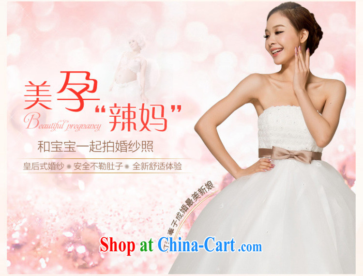 Paul and love Ms Audrey EU Yuet-mee, RobinIvy) wedding dresses 2015 new high-waist pregnant women wiped his chest, wedding H 12,144 white XL pictures, price, brand platters! Elections are good character, the national distribution, so why buy now enjoy more preferential! Health