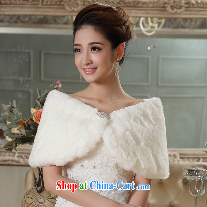 2014 new wedding hair shawl bridal shawls wedding ceremony thick long-sleeved gown shawl jacket autumn and winter, so Pang, shopping on the Internet