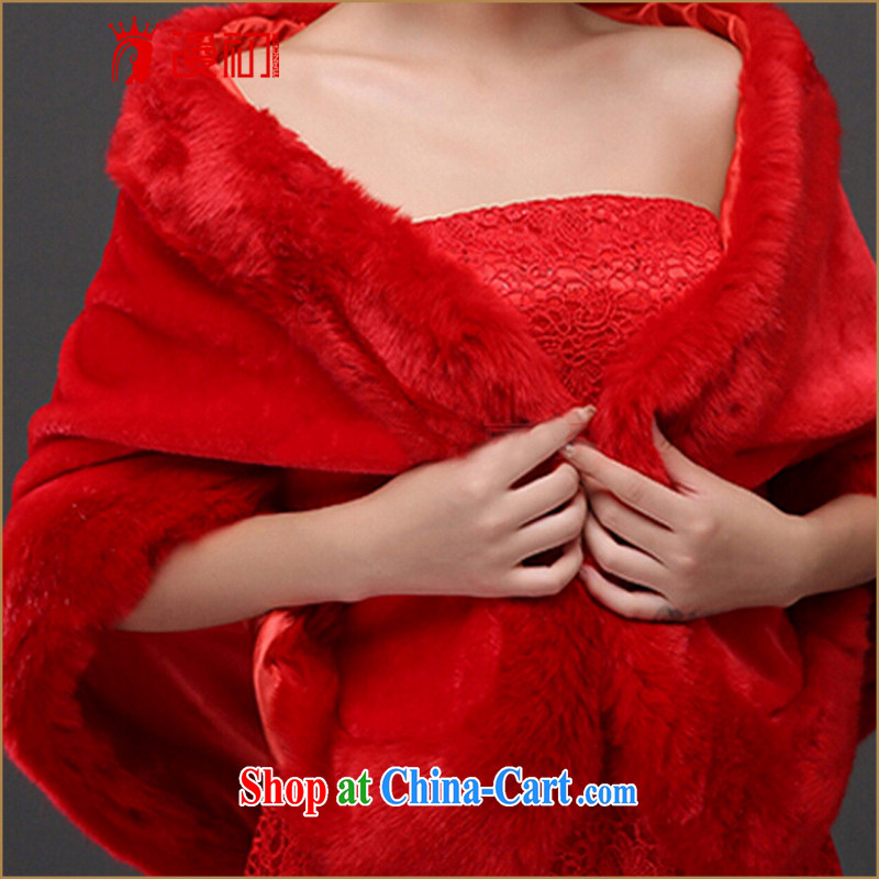 Early spread new autumn and winter bridal toast welcoming married gross margin increased wedding dress wedding warm outfit gross red shawl, early definition, shopping on the Internet