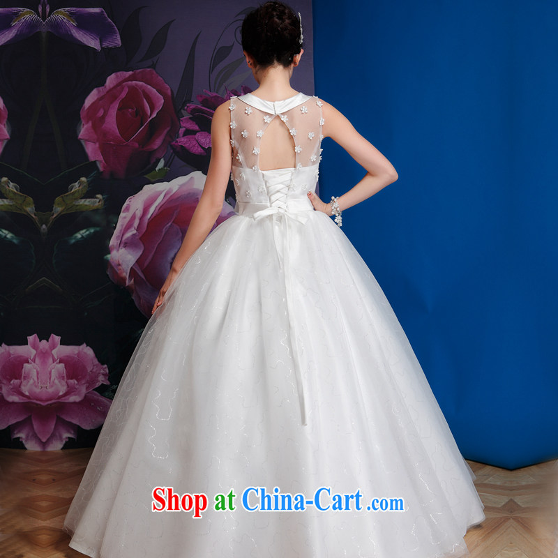 Paul love Ms Audrey EU Yuet-mee, RobinIvy) wedding dresses 2015 New Field shoulder lace doll collar with wedding H 13,734 white XL, Paul love, Ms Audrey EU, and shopping on the Internet