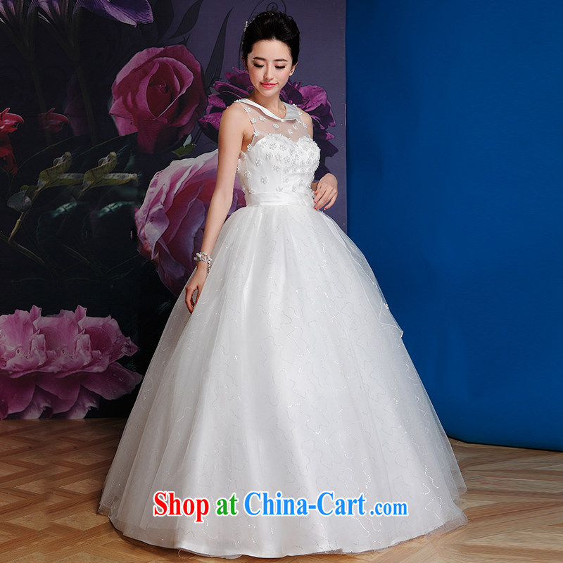 Paul love Ms Audrey EU Yuet-mee, RobinIvy) wedding dresses 2015 New Field shoulder lace doll collar with wedding H 13,734 white XL, Paul love, Ms Audrey EU, and shopping on the Internet