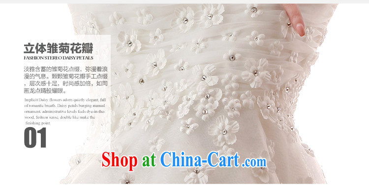 With the 2015 spring new wedding Daisy wiped his chest large tail flowers white custom bridal photography wedding dresses white tailored pictures, price, brand platters! Elections are good character, the national distribution, so why buy now enjoy more preferential! Health