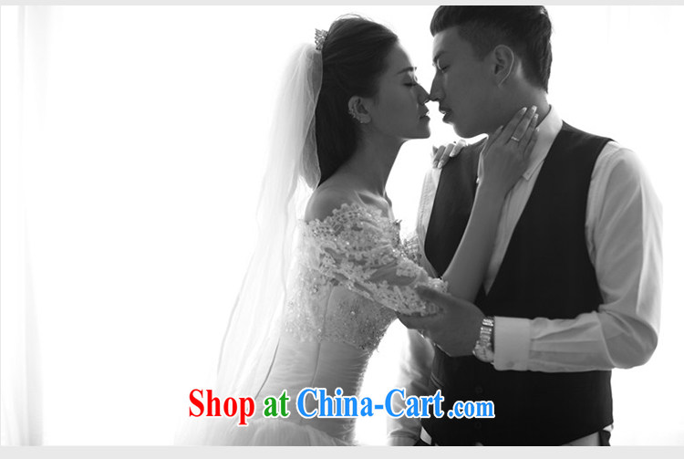 With the 2015 New City long-tail Korean Princess crowsfoot field shoulder drill married Yi long-sleeved wedding dress white XS pictures, price, brand platters! Elections are good character, the national distribution, so why buy now enjoy more preferential! Health