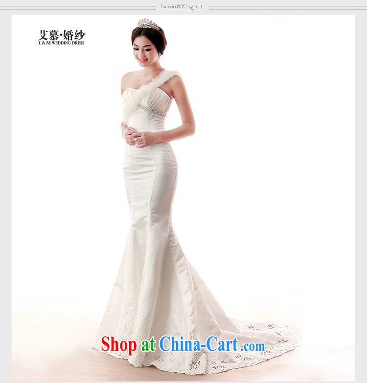 With the 2015 spring new Jane the shoulder and ostrich feathers Satin lace small crowsfoot wedding dresses trailing Red White Red L pictures, price, brand platters! Elections are good character, the national distribution, so why buy now enjoy more preferential! Health