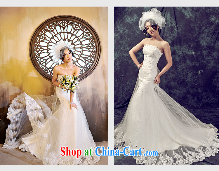 With the 2015 spring new prettier tied with satin lace long-tail stylish wood drill retro Korean wedding white L pictures, price, brand platters! Elections are good character, the national distribution, so why buy now enjoy more preferential! Health