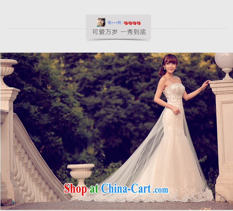 With the 2015 spring new prettier tied with satin lace long-tail stylish wood drill retro Korean wedding white L pictures, price, brand platters! Elections are good character, the national distribution, so why buy now enjoy more preferential! Health