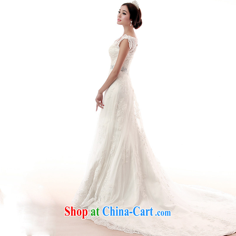 With the 2015 spring new wedding star sunny minimalist Satin crowsfoot tail erase chest bridal wedding dresses white XL, AIDS, and shopping on the Internet