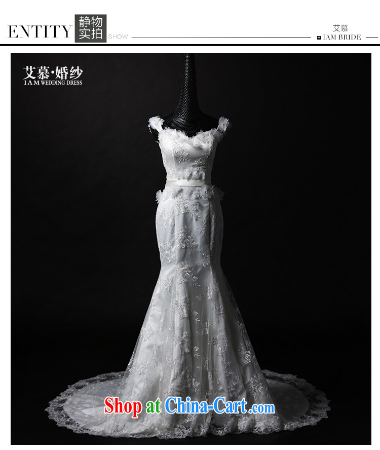 With the 2015 spring new Miu under lace bare chest straps crowsfoot tail bridal wedding dresses white L pictures, price, brand platters! Elections are good character, the national distribution, so why buy now enjoy more preferential! Health