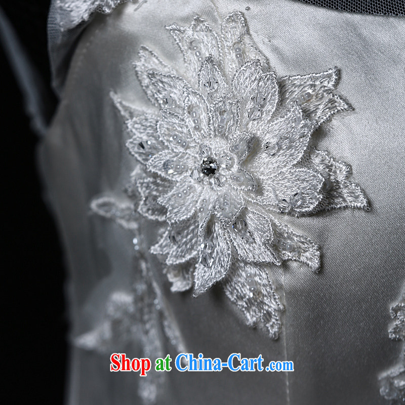 On the wedding dress spring 2015 new books Yao lace bare chest crowsfoot long-tail bridal wedding dresses ivory tailored to HIV, and shopping on the Internet