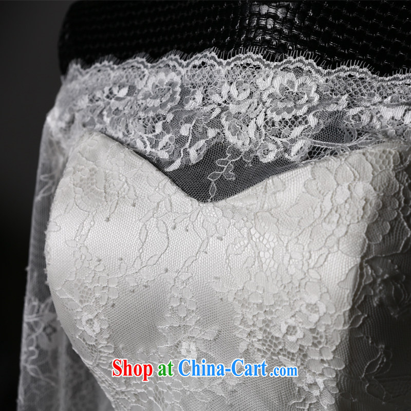 With the 2015 spring new covered by bare-chest lace the Field shoulder crowsfoot long-sleeved bridal wedding dresses white L, AIDS, and, shopping on the Internet