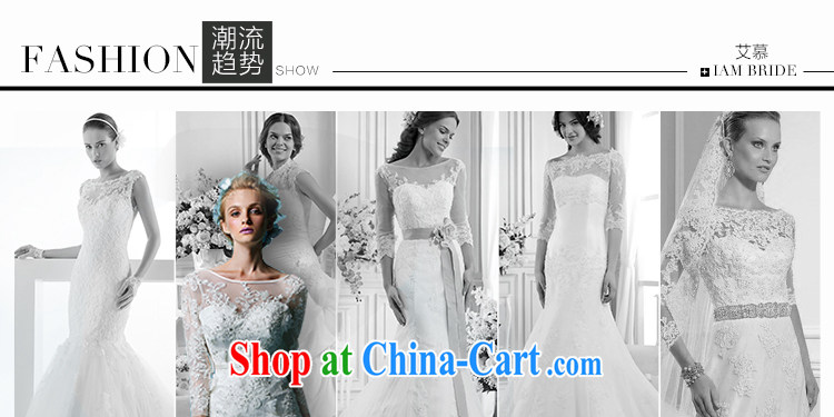 With the 2015 NEW MANCHESTER Half I should be grateful if you erase and chest lace long-sleeved crowsfoot tail bridal wedding dresses white L pictures, price, brand platters! Elections are good character, the national distribution, so why buy now enjoy more preferential! Health