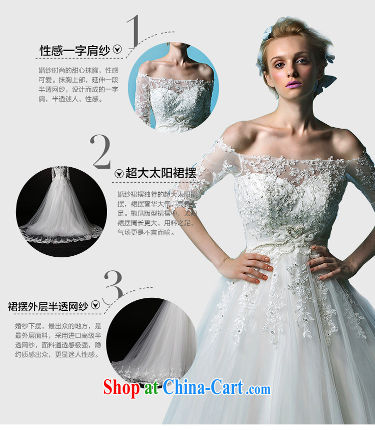 On the wedding 2015 new Ting, a field shoulder lace bare chest long-sleeved bridal wedding dresses white XL pictures, price, brand platters! Elections are good character, the national distribution, so why buy now enjoy more preferential! Health