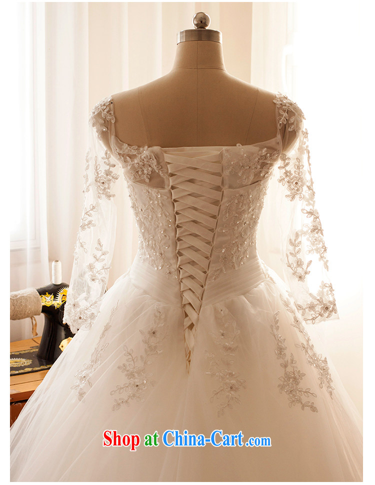 On the wedding 2015 new Ting, a field shoulder lace bare chest long-sleeved bridal wedding dresses white XL pictures, price, brand platters! Elections are good character, the national distribution, so why buy now enjoy more preferential! Health