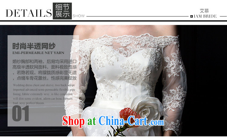 With the 2015 new Ling Xuan erase chest lace a field shoulder long-sleeved tail bridal wedding dresses white XL pictures, price, brand platters! Elections are good character, the national distribution, so why buy now enjoy more preferential! Health