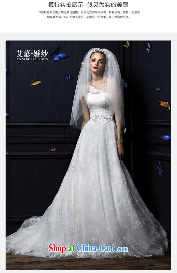 On the wedding 2015 new semi-dream the shoulder full lace long-tail bridal wedding dresses ivory XL pictures, price, brand platters! Elections are good character, the national distribution, so why buy now enjoy more preferential! Health