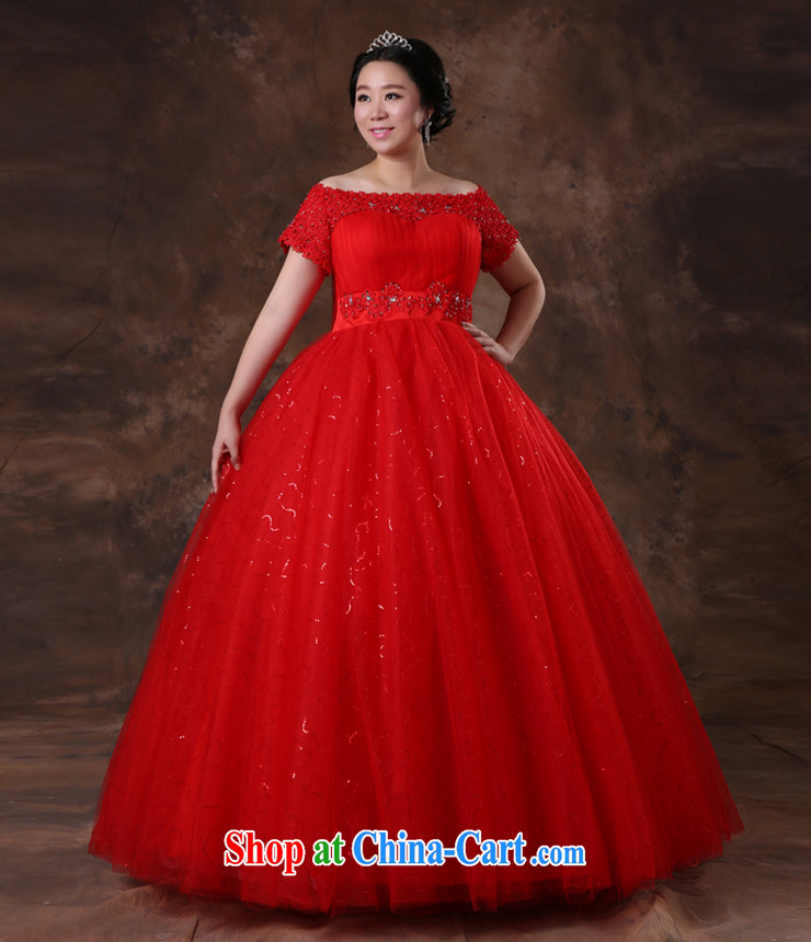 Moon 珪 guijin 2014 new larger wedding thick MM wedding red with wedding package shoulder graphics thin back strap bhs 70 big red XXL scheduled 3 days from Suzhou shipping pictures, price, brand platters! Elections are good character, the national distribution, so why buy now enjoy more preferential! Health