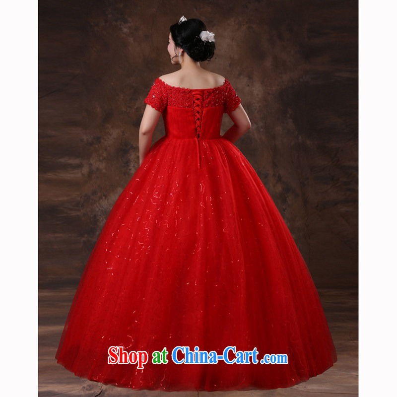 Moon 珪 guijin 2014 new larger wedding thick MM wedding red with wedding package shoulder graphics thin back strap bhs 70 big red XXL scheduled 3 days from Suzhou shipping, 珪 (guijin), online shopping