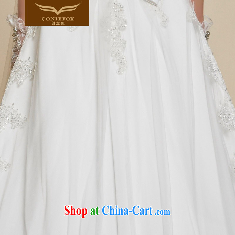 Creative Fox high-end custom bridal wedding dresses 2015 new beauty, long fall to small-tail fashion bridal white wedding 90,203 color pictures tailored to creative Fox (coniefox), online shopping