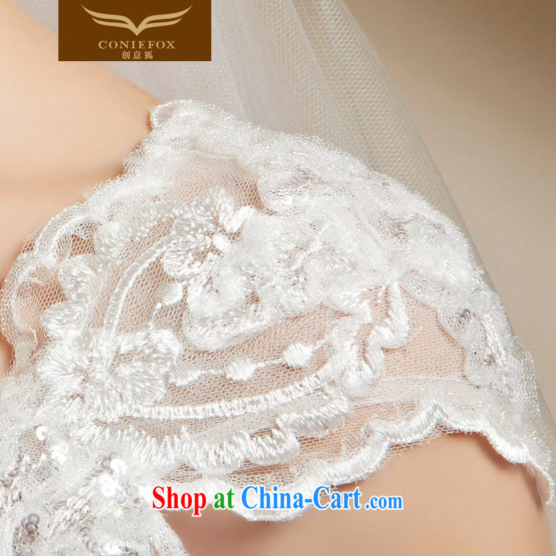 Creative Fox 2015 new stylish bridal wedding dresses long Graphics thin white shoulders dress high-end custom wedding dresses 90,205 tailored to creative Fox (coniefox), online shopping