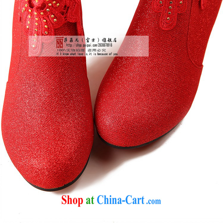 Wedding boots 2014 autumn and winter women boots red wedding shoes high heel wedding shoes bridal shoes with thick snow shoes and boots winter boots 10 cm with 39 pictures, price, brand platters! Elections are good character, the national distribution, so why buy now enjoy more preferential! Health