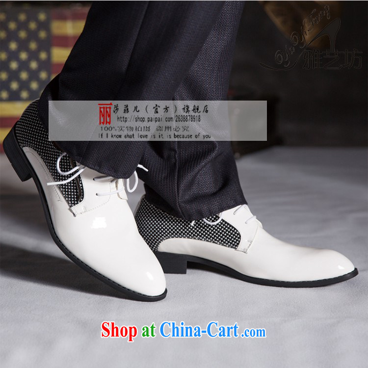 Men's shoes men's leather point of shoes is business shoes autumn and winter English Korean leisure shoes men's shoes black 44 pictures, price, brand platters! Elections are good character, the national distribution, so why buy now enjoy more preferential! Health