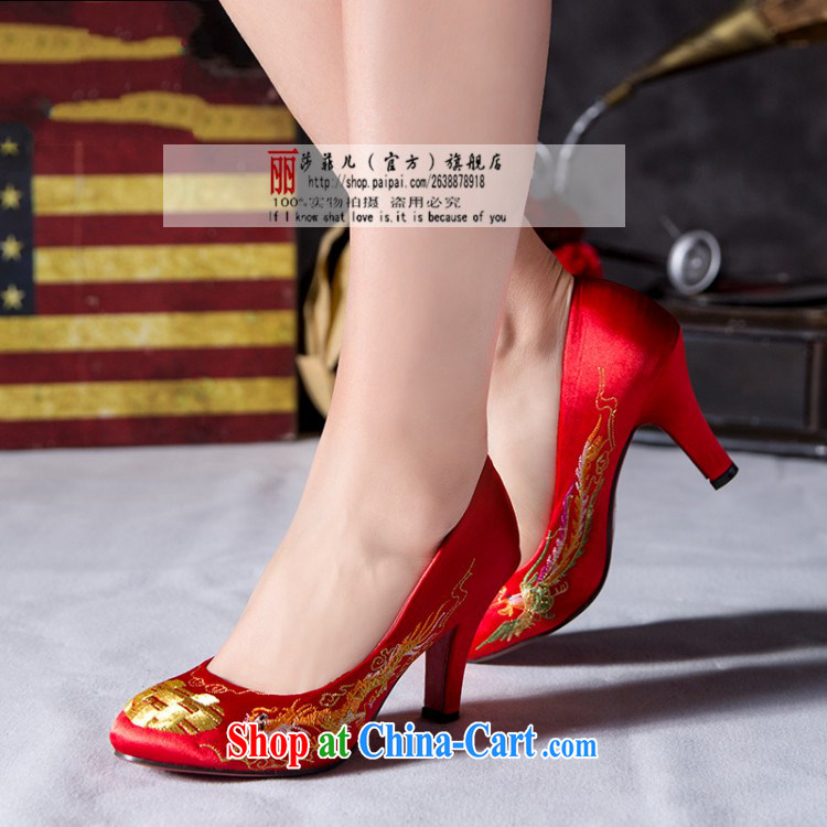 Married women shoes 2014 New red high-heel shoes bridal shoes with thick Women's shoes, shoes and Chinese wedding Red Shoes 3CM uphill with 39 pictures, price, brand platters! Elections are good character, the national distribution, so why buy now enjoy more preferential! Health