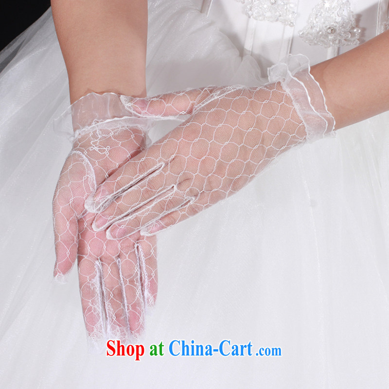 With the 2015 new wedding short, no exposed to lace lace Openwork short gloves bridal photography evening dress, AIDS, and, on-line shopping