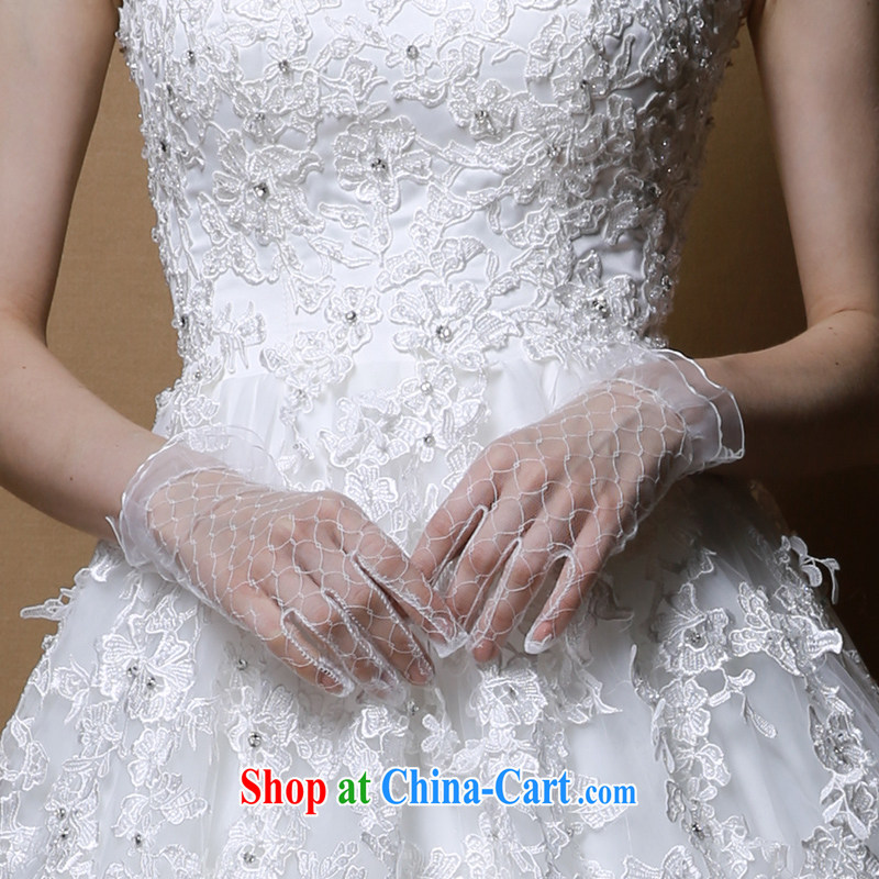 With the 2015 new wedding short, no exposed to lace lace Openwork short gloves bridal photography evening dress, AIDS, and, on-line shopping