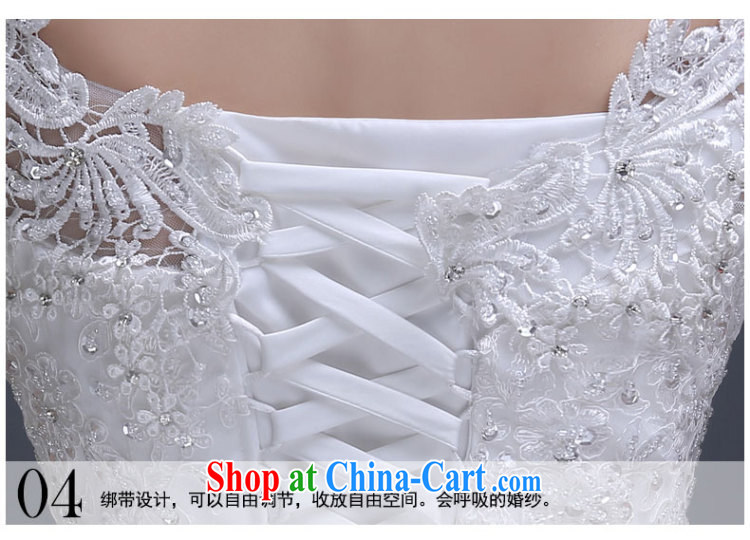 Ting Beverly wedding dresses new 2015 summer fashion a shoulder-tail crowsfoot bridal double-shoulder type Korean spring lace wedding white M pictures, price, brand platters! Elections are good character, the national distribution, so why buy now enjoy more preferential! Health