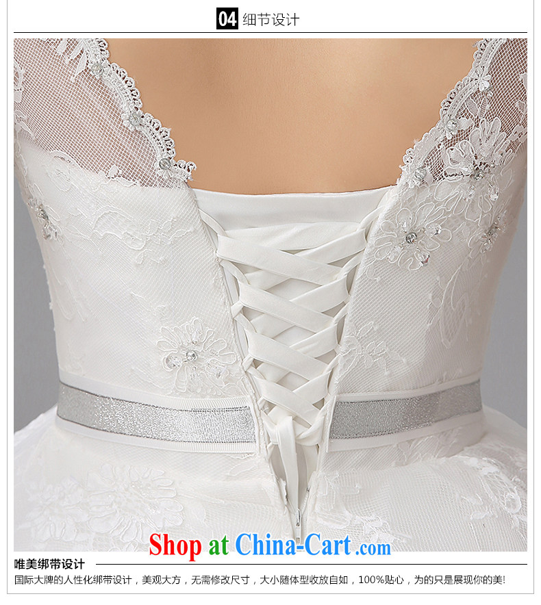 The United States, wedding dresses new 2015 spring and summer fashion the code marriages Korean shoulders V collar with cultivating graphics thin strap H - 80 white XXL pictures, price, brand platters! Elections are good character, the national distribution, so why buy now enjoy more preferential! Health
