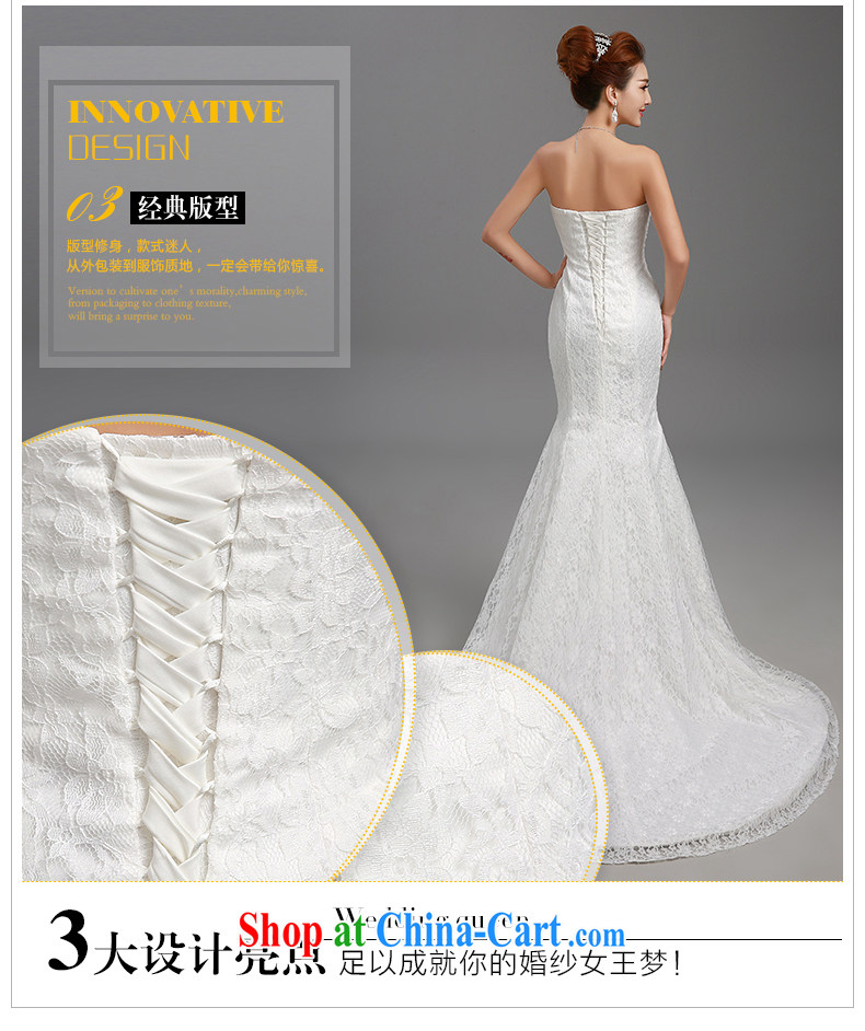 The United States, wedding dresses 2015 new wedding dresses and stylish strap small tail Princess beauty graphics thin lace bare chest package and crowsfoot skirt H - 84 white XL pictures, price, brand platters! Elections are good character, the national distribution, so why buy now enjoy more preferential! Health