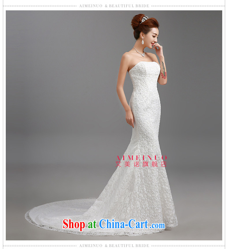 The United States, wedding dresses 2015 new wedding dresses and stylish strap small tail Princess beauty graphics thin lace bare chest package and crowsfoot skirt H - 84 white XL pictures, price, brand platters! Elections are good character, the national distribution, so why buy now enjoy more preferential! Health
