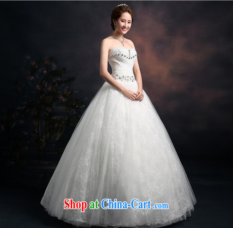Ting Beverly wedding dresses 2015 new spring and summer Korean wiped chest wedding beauty autumn graphics thin large, stylish Princess shaggy dress white XXL pictures, price, brand platters! Elections are good character, the national distribution, so why buy now enjoy more preferential! Health
