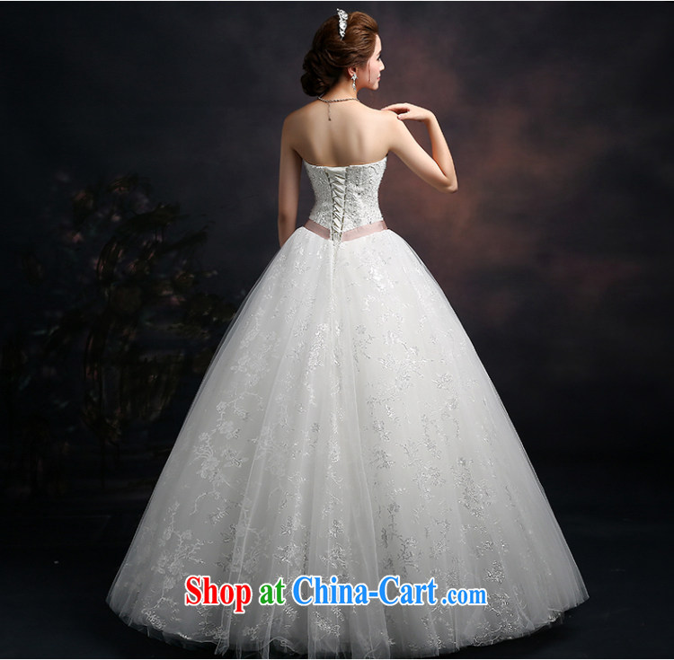 Ting Beverly 2015 new spring and summer wedding dresses autumn Korean fashion erase chest wedding with the Code strap Princess shaggy dress white XL pictures, price, brand platters! Elections are good character, the national distribution, so why buy now enjoy more preferential! Health