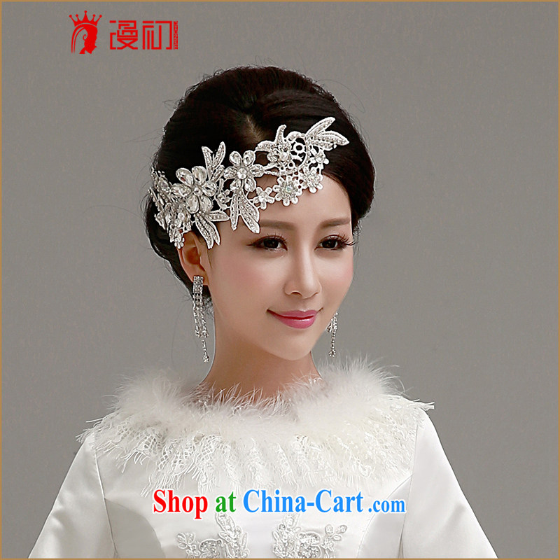 Early definition 2015 bridal wedding dresses accessories Korean bridal head-dress necklace earrings wedding dresses accessories 3-Piece head-dress necklace earrings 3-piece set, definition, early, and online shopping