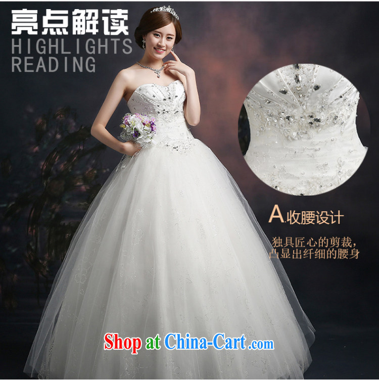 Ting Beverly wedding dresses 2015 new spring and summer marriages wedding wiped his chest and tied with parquet drill larger graphics thin beauty white XXL pictures, price, brand platters! Elections are good character, the national distribution, so why buy now enjoy more preferential! Health