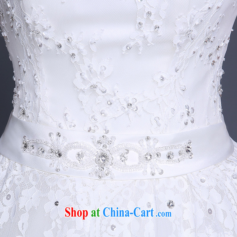 Sophie than AIDS summer 2015 new wedding dresses Korean sweet Mary Magdalene chest bridal dresses to align graphics thin lace wedding dress Korean-style strap wedding female white XXL, than AIDS (SOFIE ABBY), online shopping