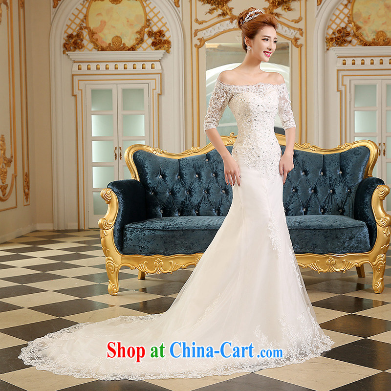 Sophie HIV than wedding dresses 2015 new summer fashion Korean bridal dresses. In Thin cuff lace a shoulder at Merlion wedding band, the trailing white XXL, Sophie than aids (SOFIE ABBY), online shopping