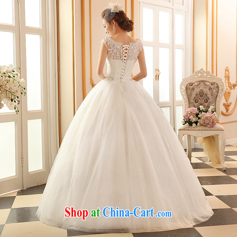 Sophie HIV than bare chest wedding dresses 2015 new summer Korean stylish wedding dresses bridal wedding dress with A field dress shaggy skirts tied with the Code wedding white XXL, than AIDS (SOFIE ABBY), online shopping
