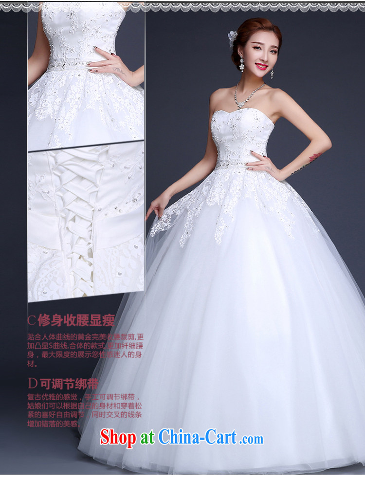 The Vanessa wedding dresses summer 2015 new Korean fashion erase chest wedding white lace wedding beauty tie wedding long with wedding summer female white XXL (high lace elegant and comfortable) pictures, price, brand platters! Elections are good character, the national distribution, so why buy now enjoy more preferential! Health