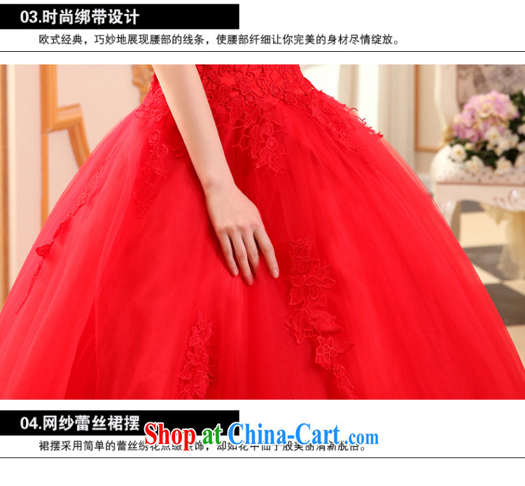 The Vanessa Red wedding dresses 2015 summer Bridal Fashion erase chest wedding red lace wedding dresses long, with shaggy dress beauty tie wedding female Red XXL (high lace elegant and comfortable) pictures, price, brand platters! Elections are good character, the national distribution, so why buy now enjoy more preferential! Health