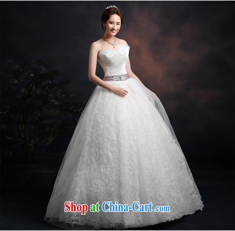 The Vanessa wedding dresses 2015 summer new marriages wedding white bare chest wedding dresses long, with shaggy dress beauty tie wedding dresses female white XXL (intimate tie-up three-dimensional lumbar) pictures, price, brand platters! Elections are good character, the national distribution, so why buy now enjoy more preferential! Health