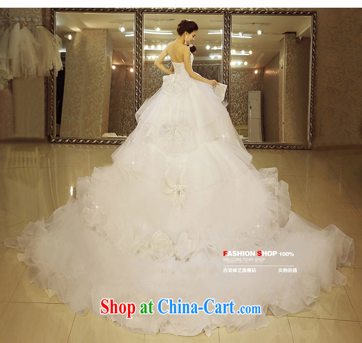 Jimmy married arts wedding dresses 2015 new Korean winter wiped chest shaggy skirts the tail 7668 bride's marriage to align the shoulder XXXL pictures, price, brand platters! Elections are good character, the national distribution, so why buy now enjoy more preferential! Health