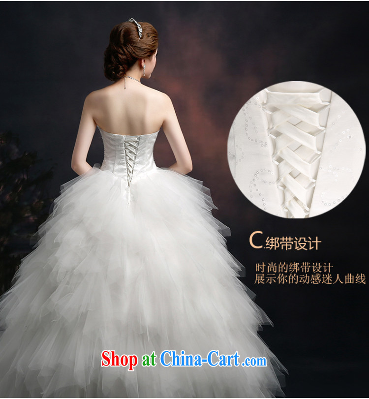 The Vanessa wedding summer 2015 new Korean marriages wedding dresses white bare chest larger wedding beauty tie wedding long with shaggy dress girls white XXL (intimate tie-up three-dimensional lumbar) pictures, price, brand platters! Elections are good character, the national distribution, so why buy now enjoy more preferential! Health