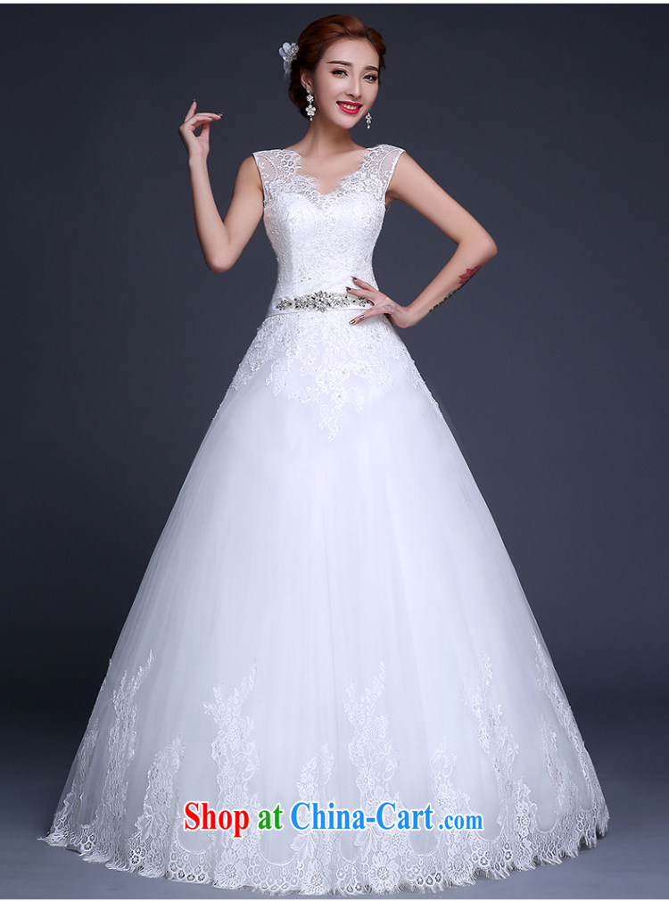 The Vanessa summer 2015 new Korean marriages wedding dresses ivory white with strap lace inserts drill V for cultivating graphics thin shoulders wedding female white XXL pictures, price, brand platters! Elections are good character, the national distribution, so why buy now enjoy more preferential! Health