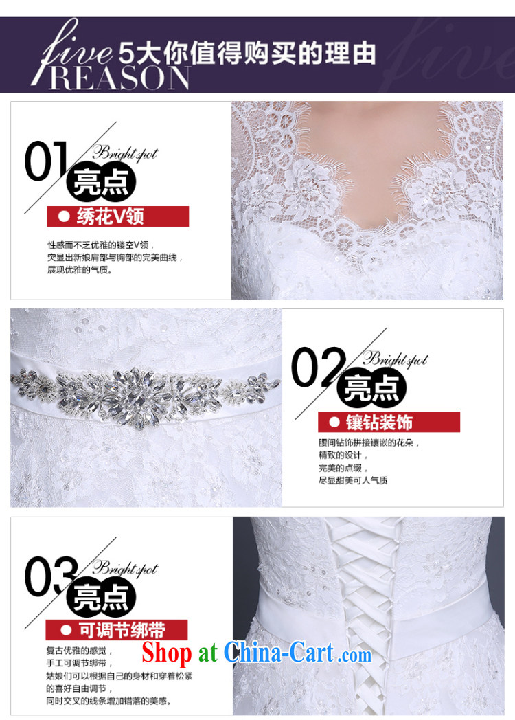 The Vanessa summer 2015 new Korean marriages wedding dresses ivory white with strap lace inserts drill V for cultivating graphics thin shoulders wedding female white XXL pictures, price, brand platters! Elections are good character, the national distribution, so why buy now enjoy more preferential! Health