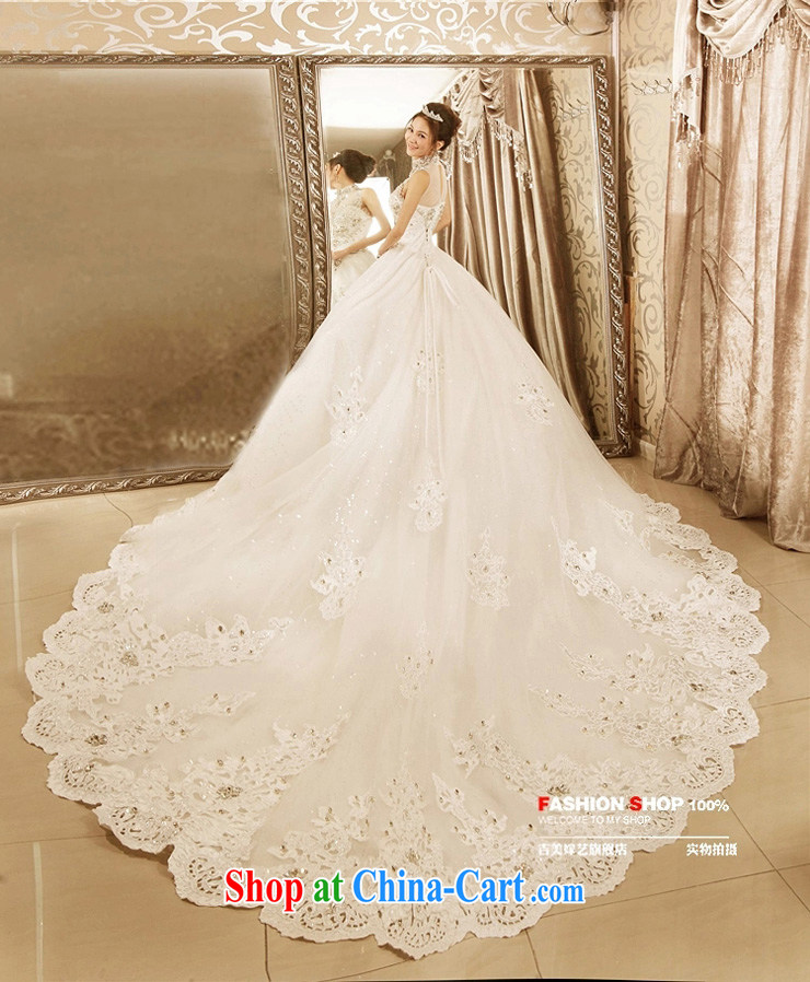 Jimmy married arts 2015 new Korean Princess skirt tail HT 7211 dress graphics thin bridal water drilling wedding lace with S pictures, price, brand platters! Elections are good character, the national distribution, so why buy now enjoy more preferential! Health