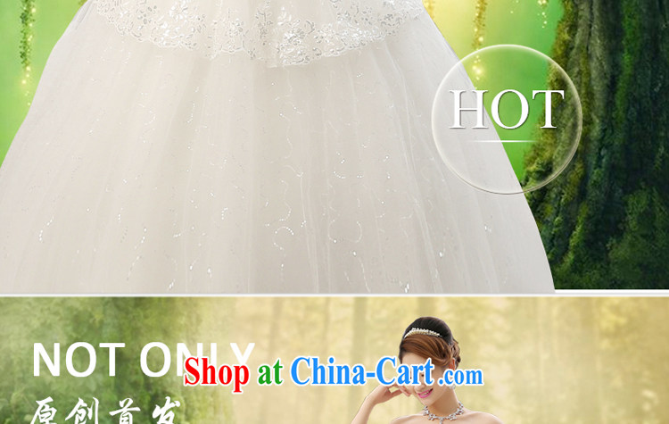 Honey, bride wedding 2015 new Korean fashion wiped his chest in the Code graphics thin strap inserts drill bridal wedding dress custom thick mm wedding white L pictures, price, brand platters! Elections are good character, the national distribution, so why buy now enjoy more preferential! Health